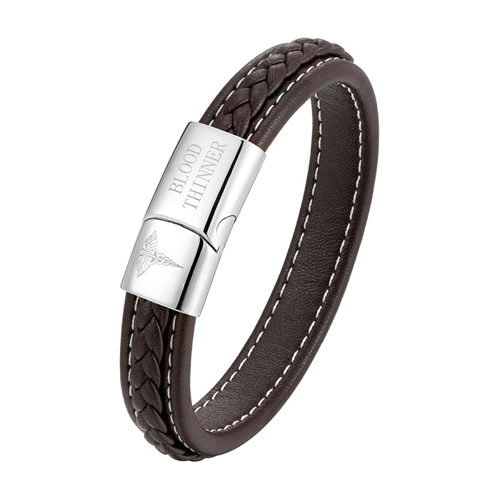 Stainless Steel Medical Identification Bracelet
