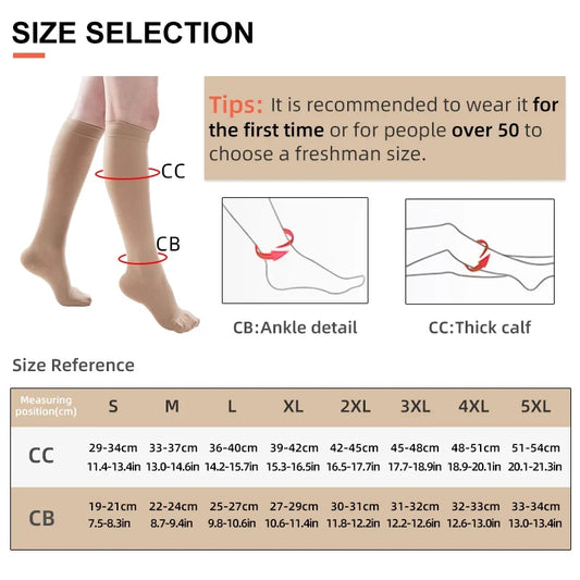 Medical Compression Calf Socks