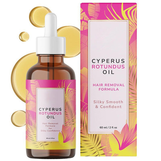 Premium Cyperus Rotundus Oil for Hair Removal, Gentle Skincare, Deep Hydration, Hair Growth Inhibition, After-Shave Oil