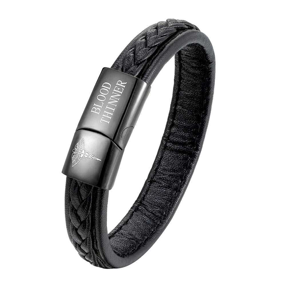 Stainless Steel Medical Identification Bracelet