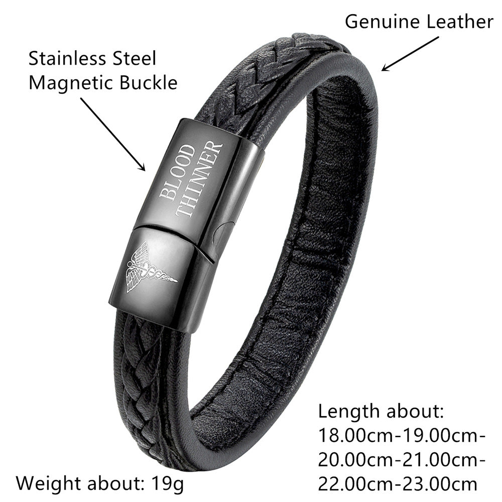 Stainless Steel Medical Identification Bracelet