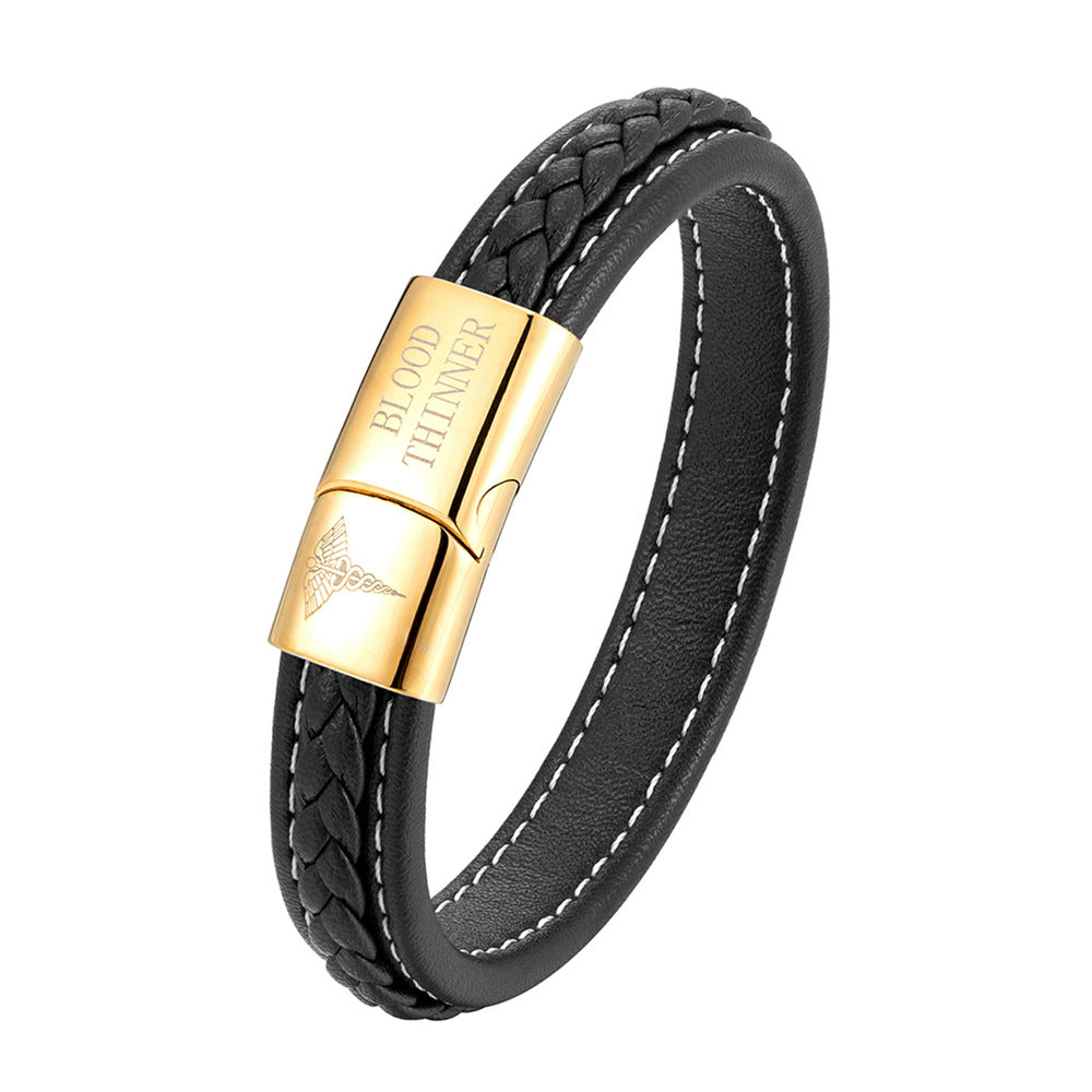 Stainless Steel Medical Identification Bracelet