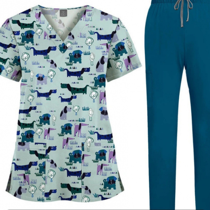 Scrub Suit Set for Medical Professionals