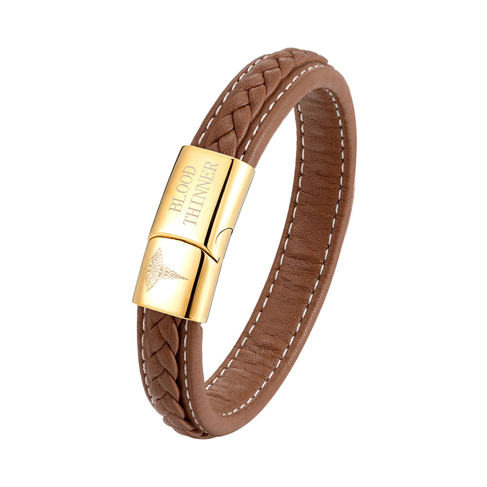 Stainless Steel Medical Identification Bracelet