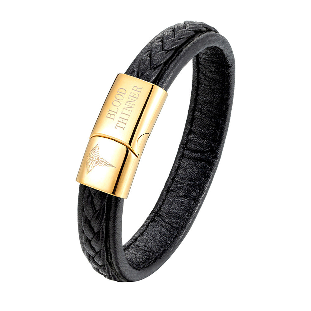 Stainless Steel Medical Identification Bracelet
