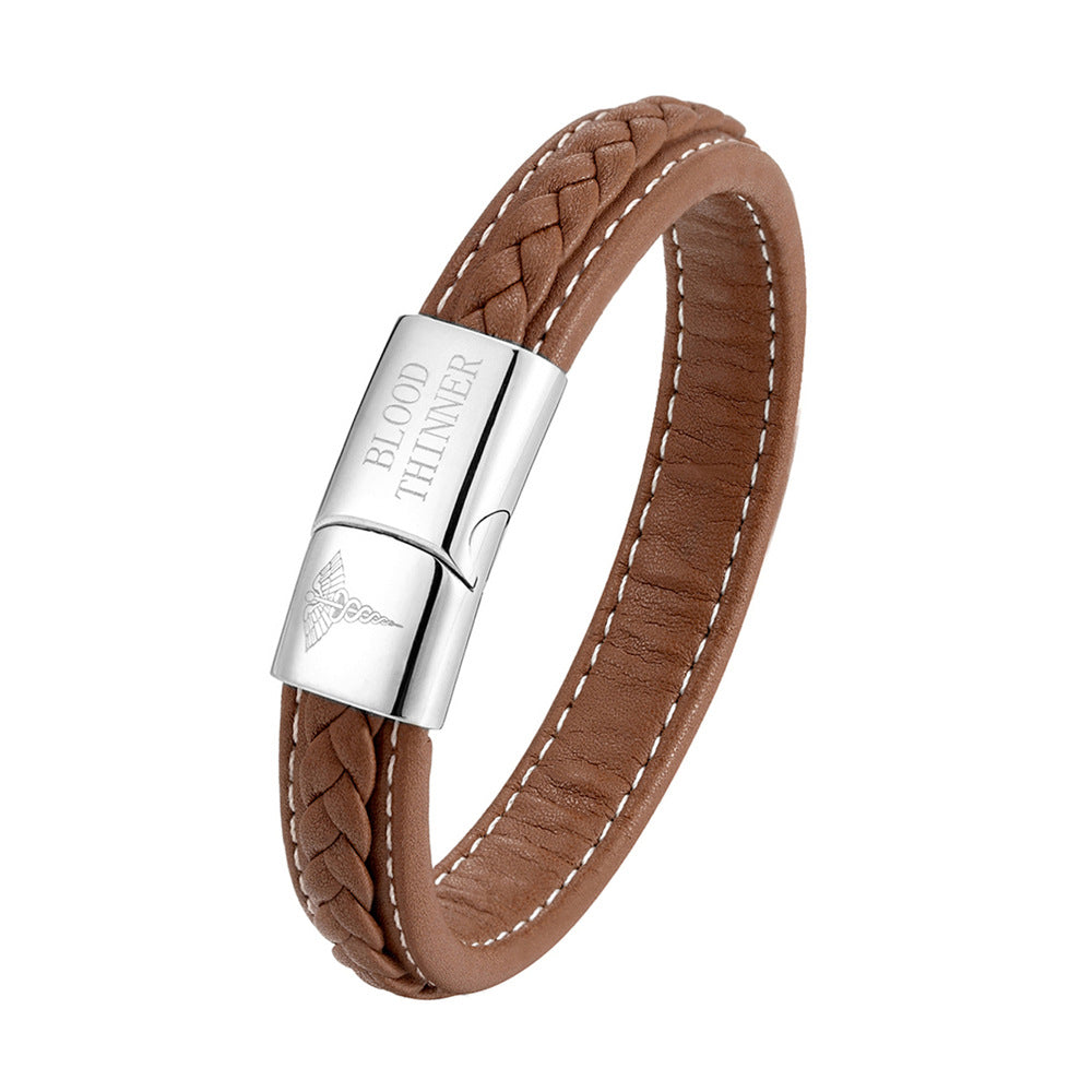 Stainless Steel Medical Identification Bracelet