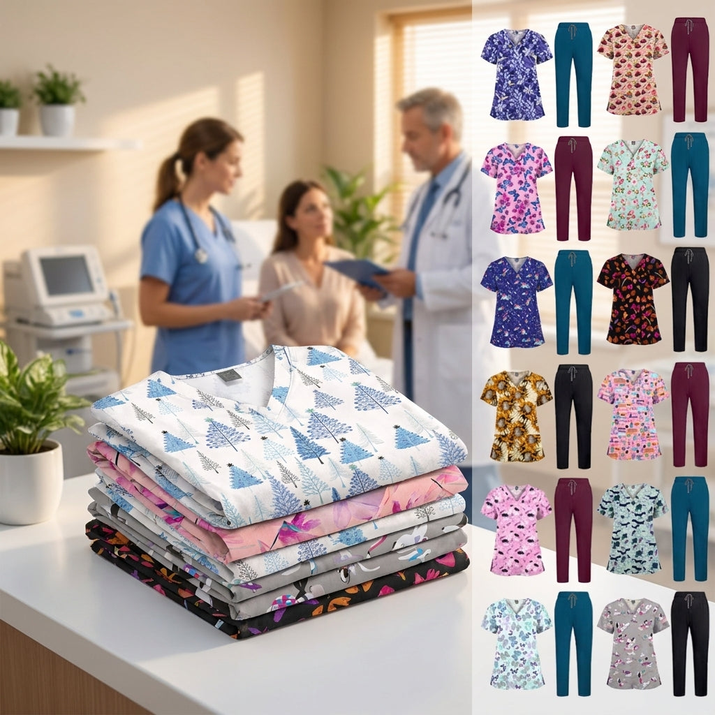 Scrub Suit Set for Medical Professionals